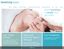 Tablet Screenshot of mybreathingspace.co.uk